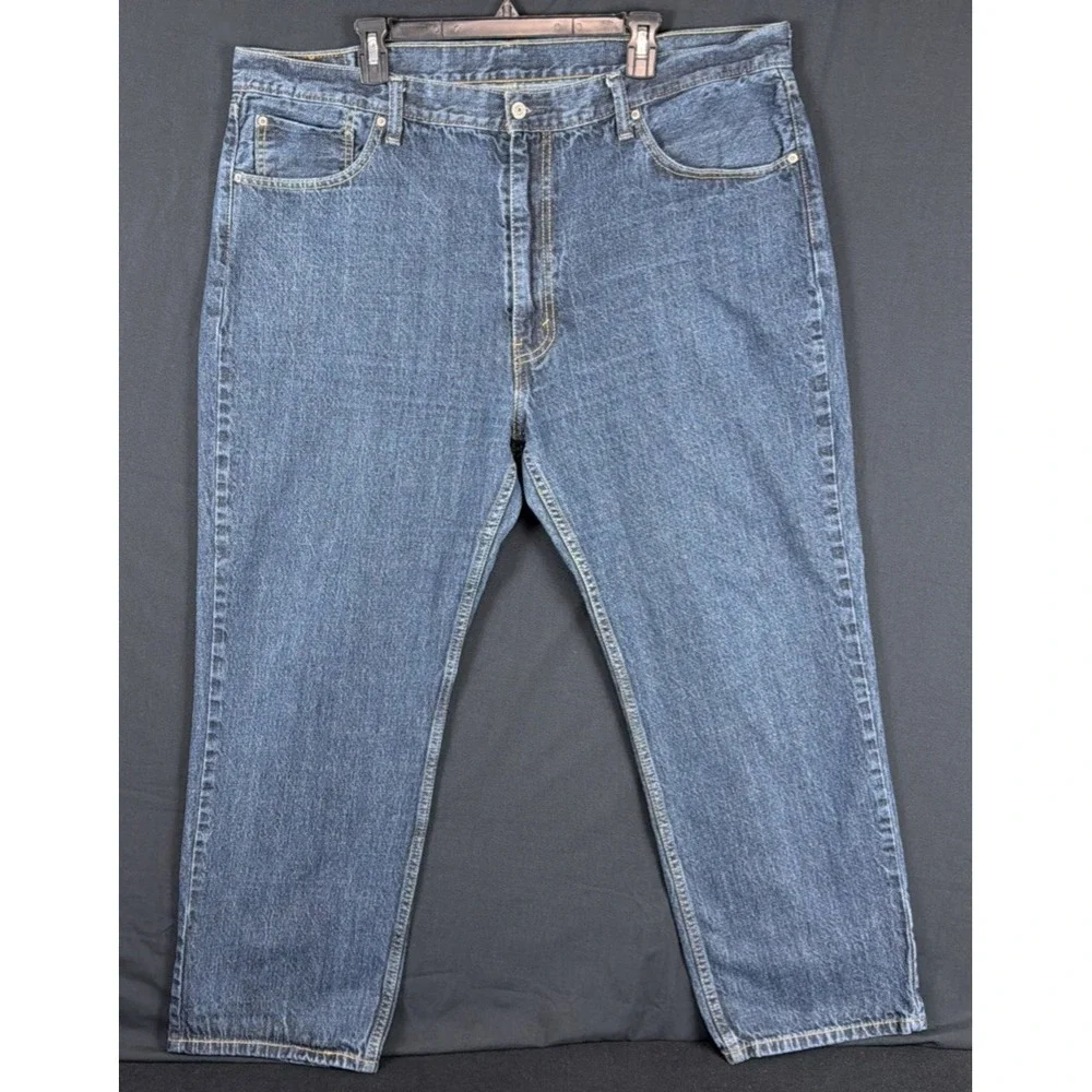 Levi's Strauss Men's 559 44x32 (30) Original Straight Fit Jeans - Dark Wash